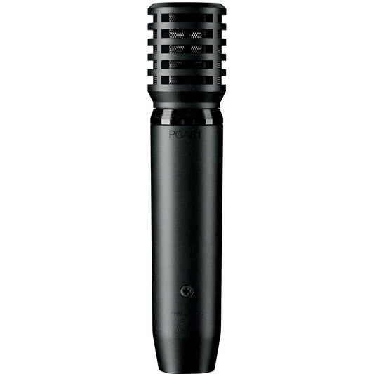 Shure PGA81-XLR Cardioid Condenser instrument Microphone w/ 15ft. XLR-XLR Cable