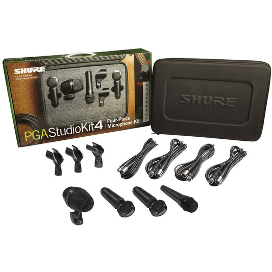Shure PGASTUDIOKIT4 4-Piece Studio Microphone Kit