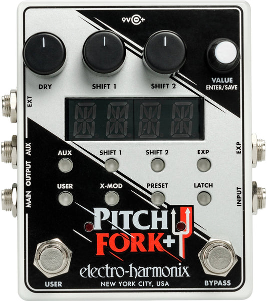 Electro Harmonix Pitch Fork + Polyphonic Pitch Shifter Pedal