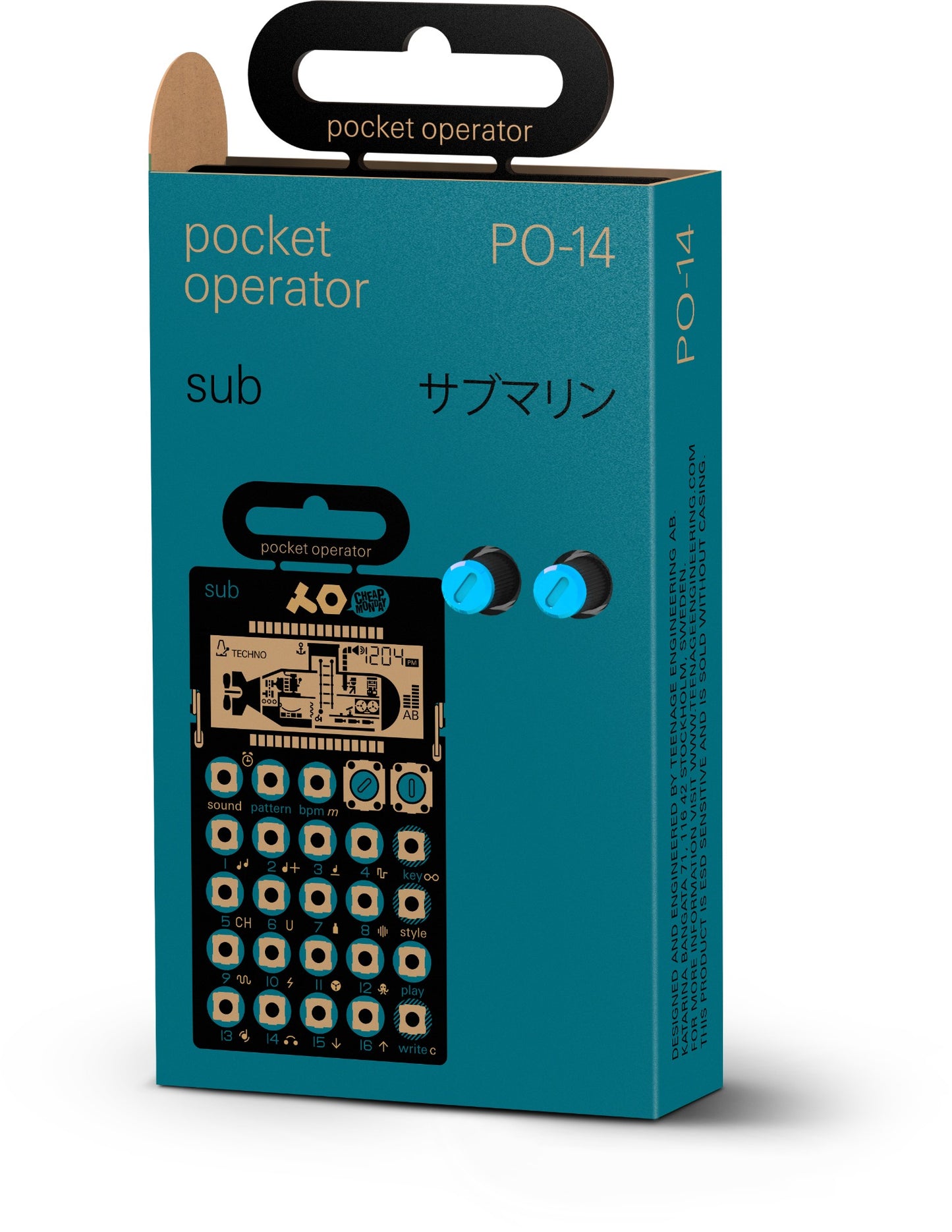 Teenage Engineering PO-14 Sub Pocket Operator Bass Synthesizer