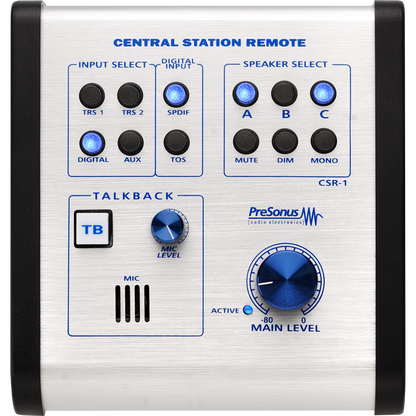 Presonus Central Station Plus Studio Monitoring Interface w/ CSR-1 Remote