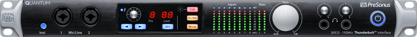 Presonus Quantum 26x32 Thunderbolt™ Audio Interface/Studio Command Center