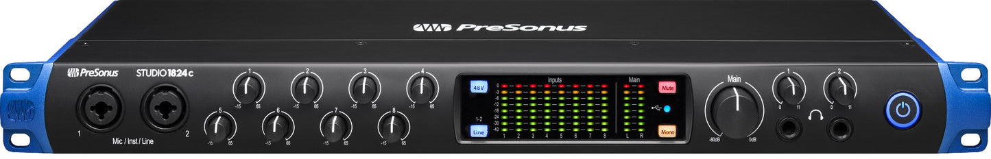 Presonus Studio 1824C USB-C Audio/MIDI Interface