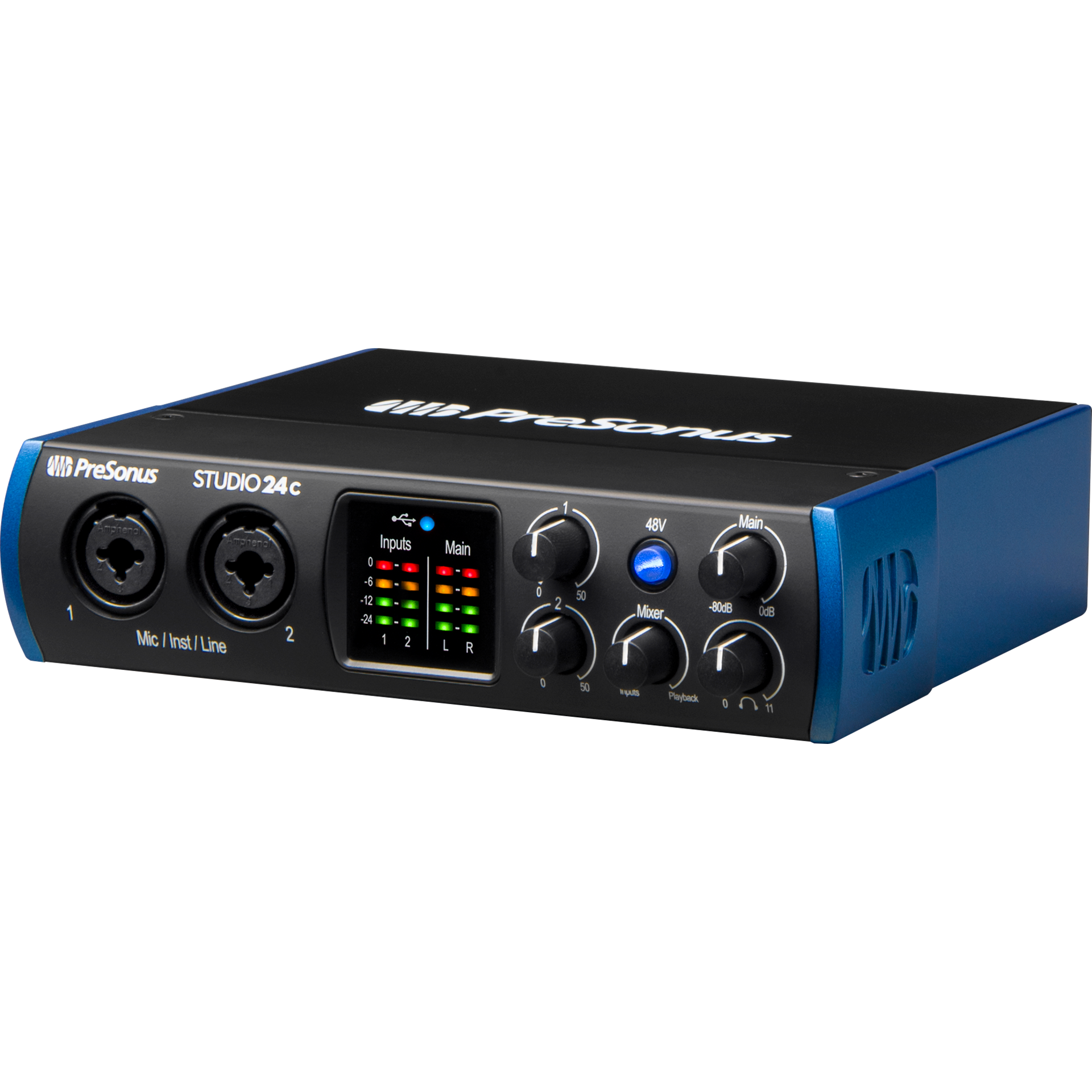 Presonus Studio 24C USB-C Audio/MIDI Interface – Alto Music Presonus Studio 24C USB-C Audio/MIDI Interface – Alto Music