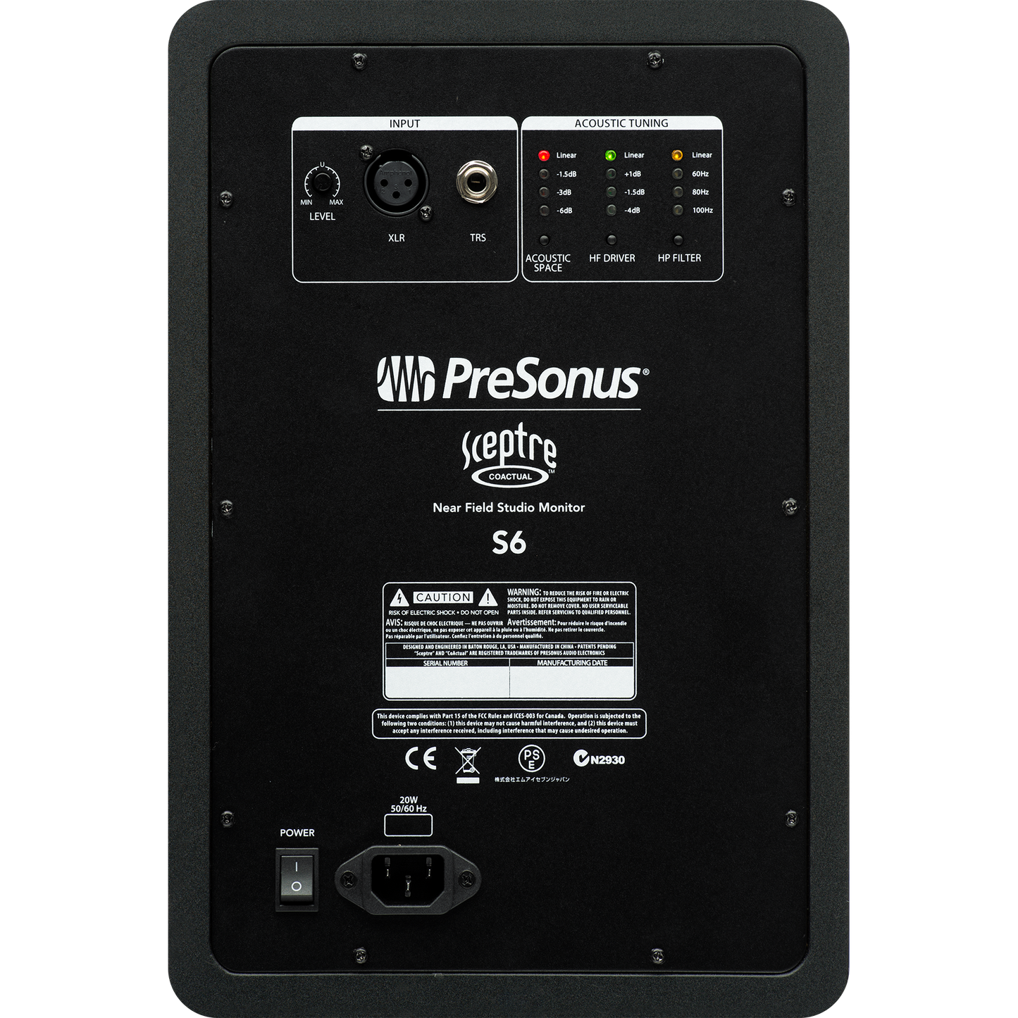 Presonus Sceptre S6 2-Way 6.5" High Definition Coaxial Active Studio Monitor