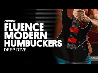 Fishman Fluence Modern Humbucker 6-String 3 Voices Pickup Set, Black Nickel