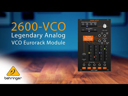 Behringer 2600 VCO Analog Voltage Controlled Oscillator Module for Eurorack