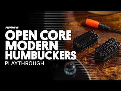 Fishman Fluence Modern Humbucker 6-String 3 Voices Pickup Set, Black Nickel