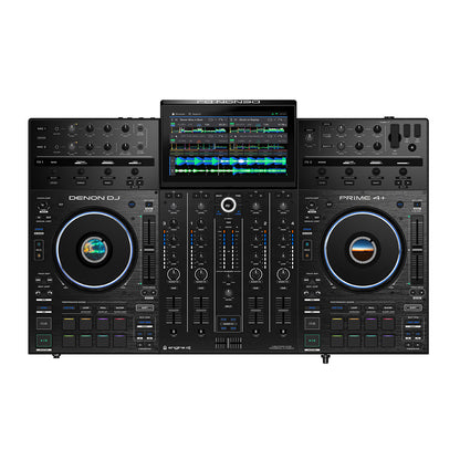 Denon DJ PRIME4+ Professional 4-Deck Media Player and Mixer