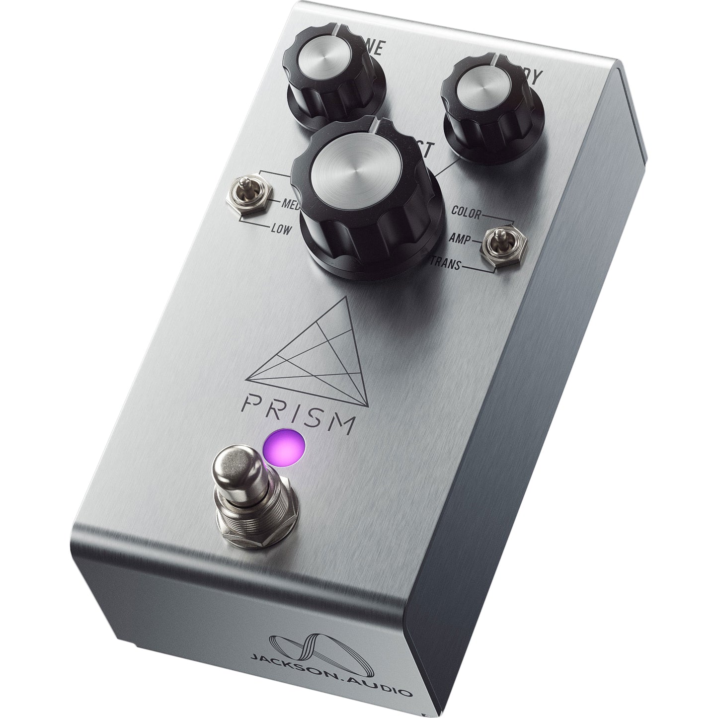 Jackson Audio Prism EQ and Boost Pedal in Stainless Steel