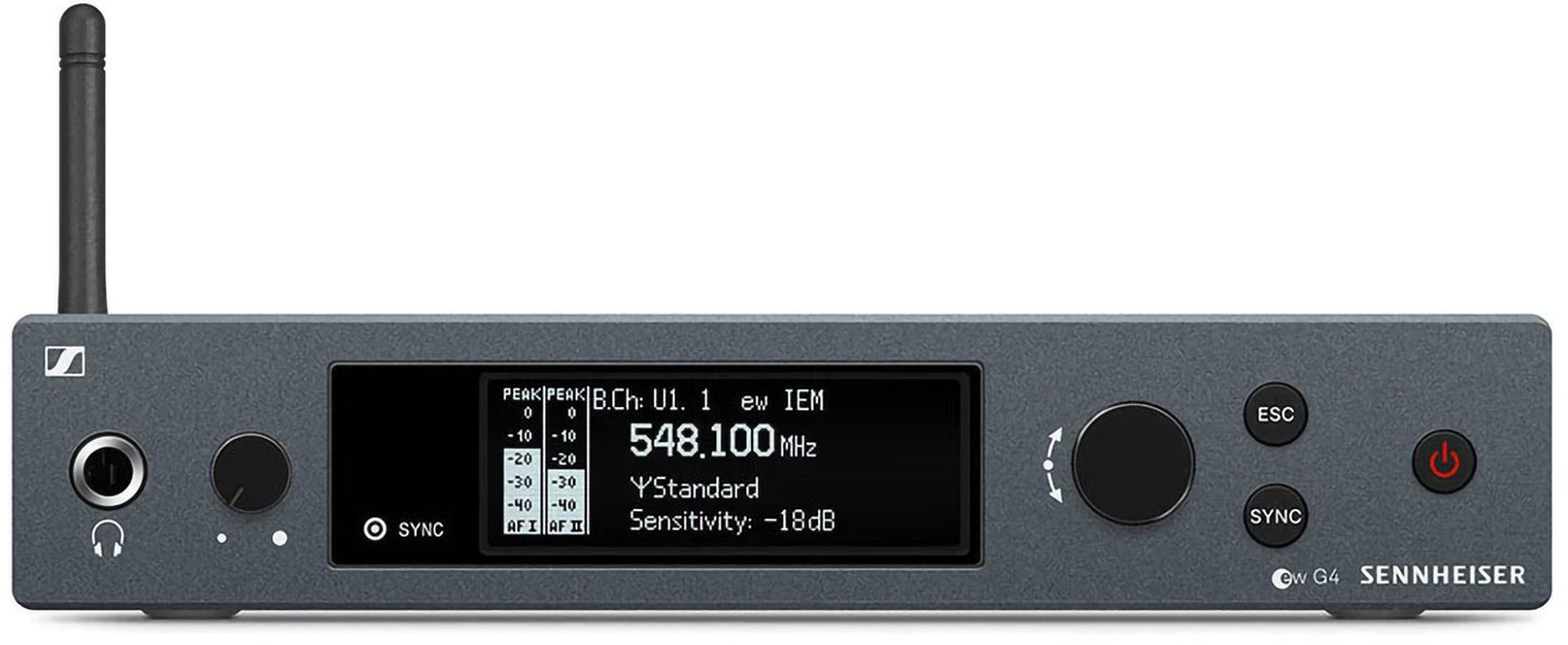 Sennheiser EW IEM G4-Twin Wireless Monitor System Kit (A: 516 to 558 MHz)