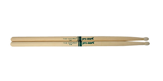 Promark TXR5BN 5B Nylon Tip Natural Hickory Drumsticks