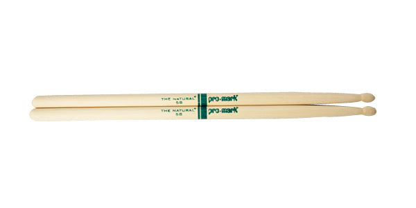 Promark TXR5BW 5B Wood Tip Hickory Drumsticks