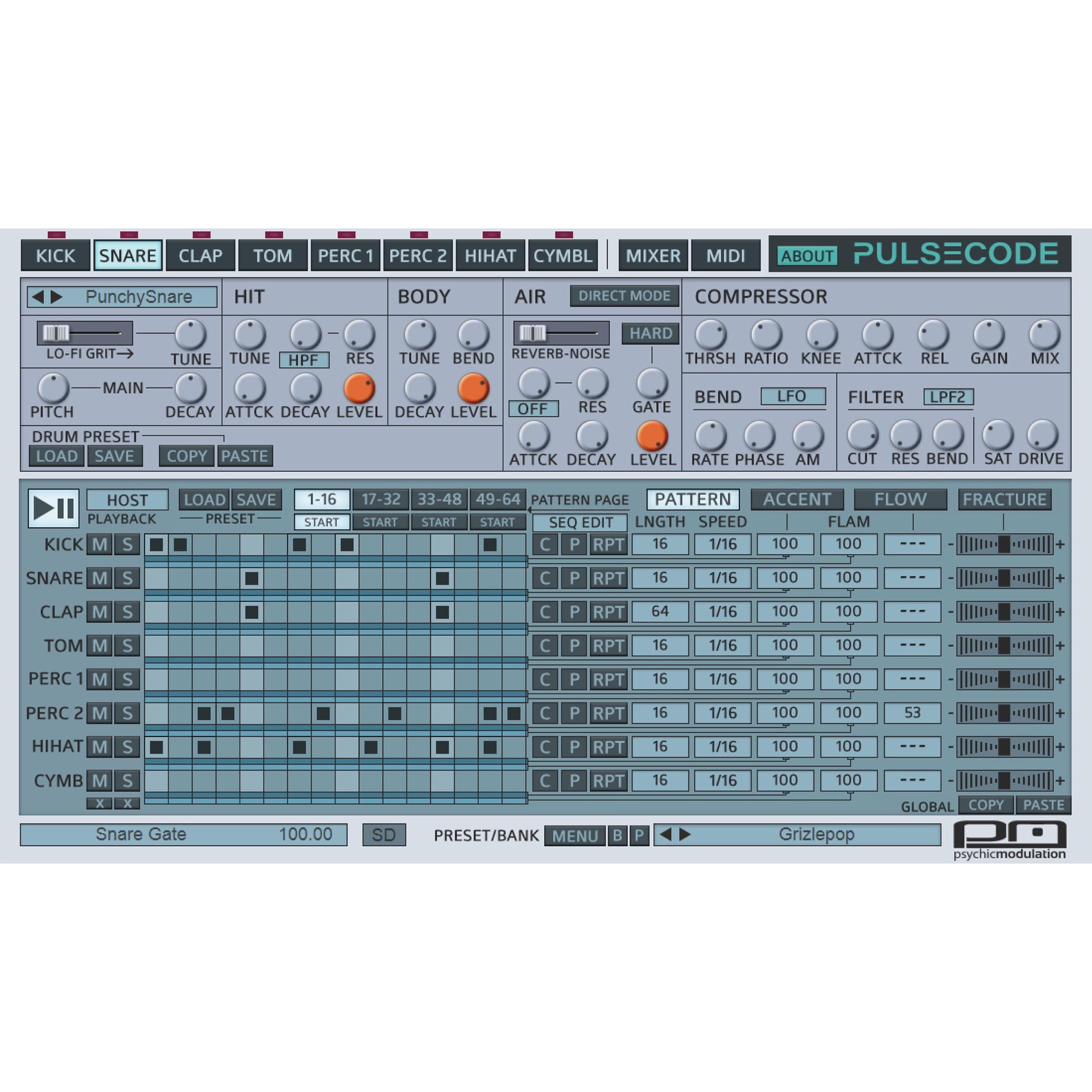 Psychic Modulation PulseCode Virtual Instrument Plugin – Alto Music