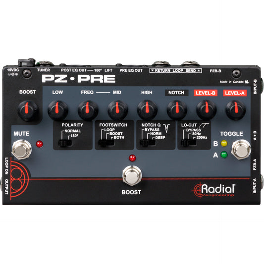 Radial PZ-Pre Acoustic Preamplifier