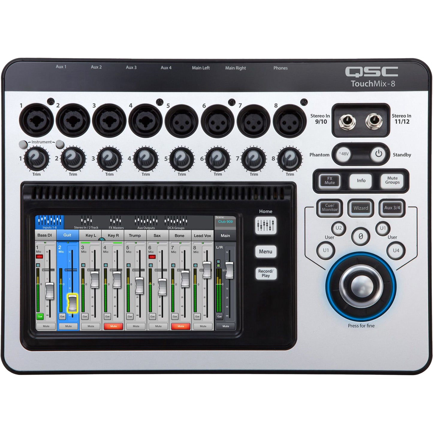 QSC TouchMix 8 12-channel Compact Digital Mixer