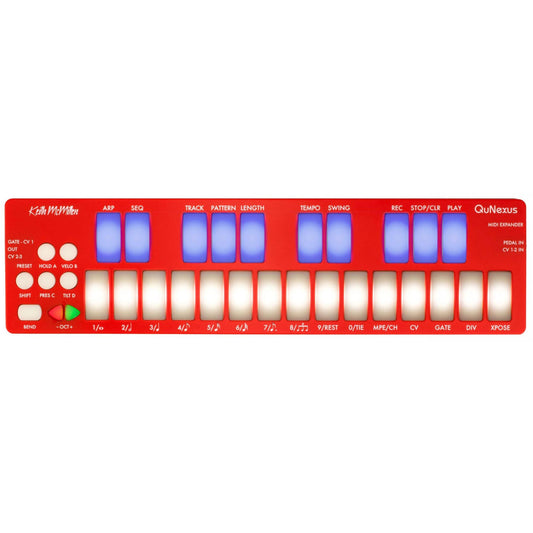Keith McMillen Instruments QuNexus 25-Key LED Keyboard Controller - Red