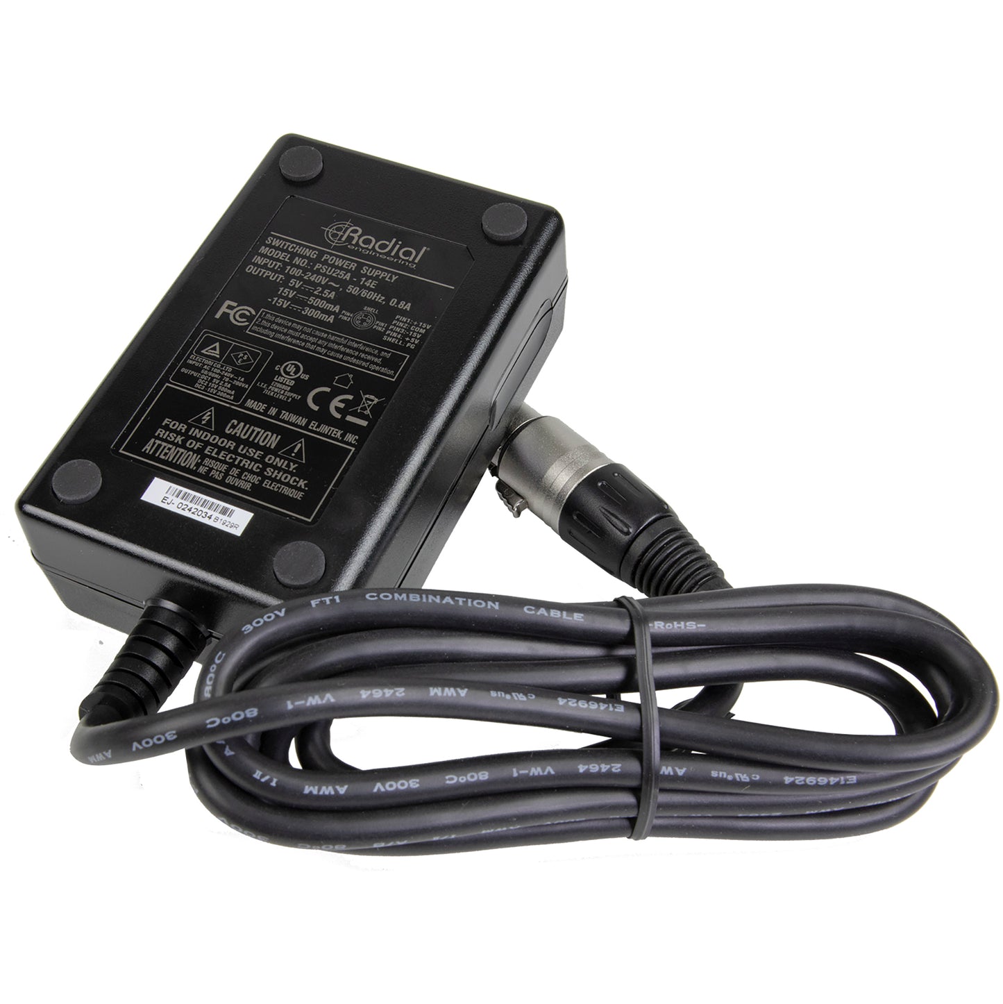 Radial R500-PSU Power Supply for PowerStrip and Cube 4 Pin XLR