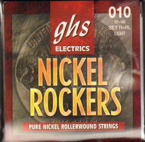 GHS R RL Nickel Rockers Rollerwound Light Electric Guitar Strings