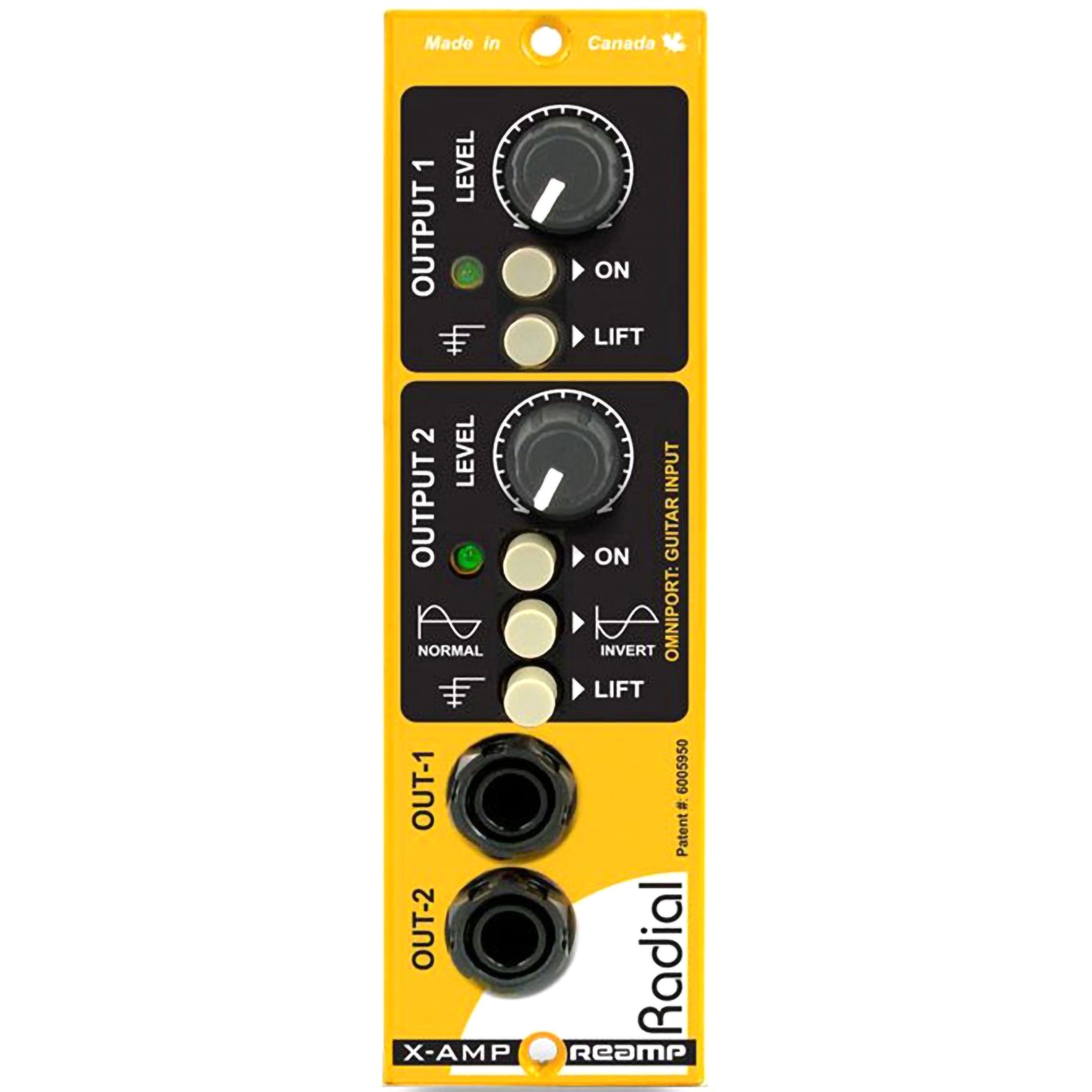 Reamp Rack Unit Radial X-AMP Reamp 500-Series – Alto Music