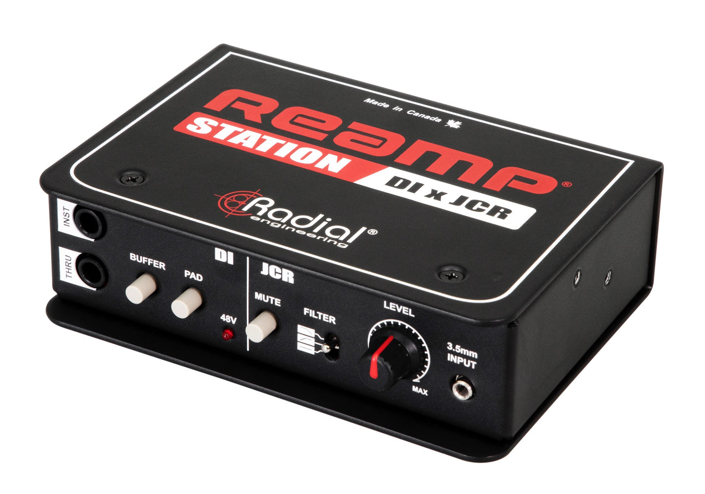 Radial Engineering Reamp Station Combination Active Direct Box and Reamp JCR