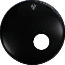 Remo Powerstroke 3 Bass Drumhead with Hole Ebony 22In