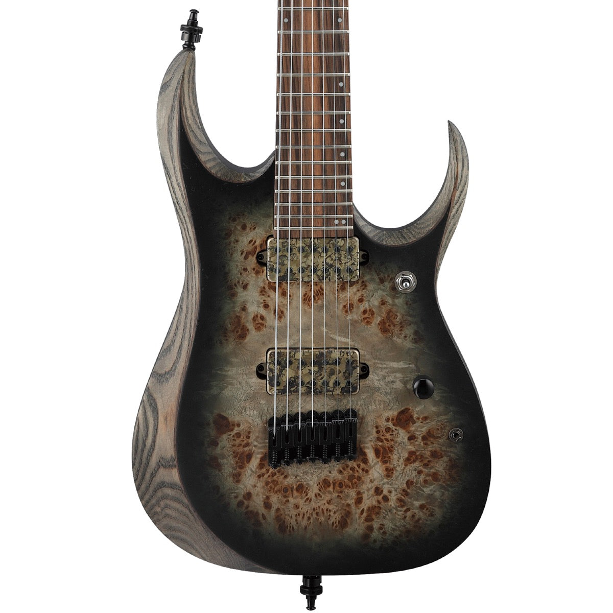 Ibanez RGD71ALPACKF RGD Axion 7-String Electric Guitar - Charcoal Burst Black