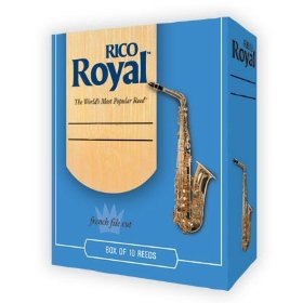 Rico Royal Alto Saxophone Reeds 10 per Box #5 Strength