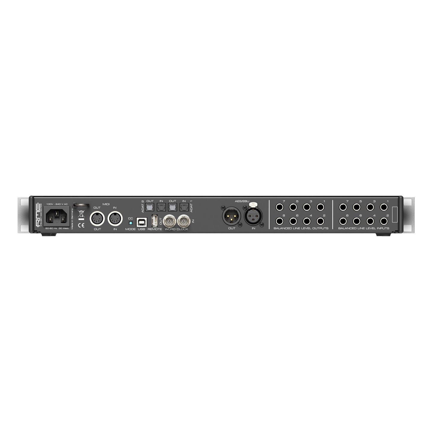 RME Fireface 802 FS 60 Channel 192khz High-End USB Audio Interface