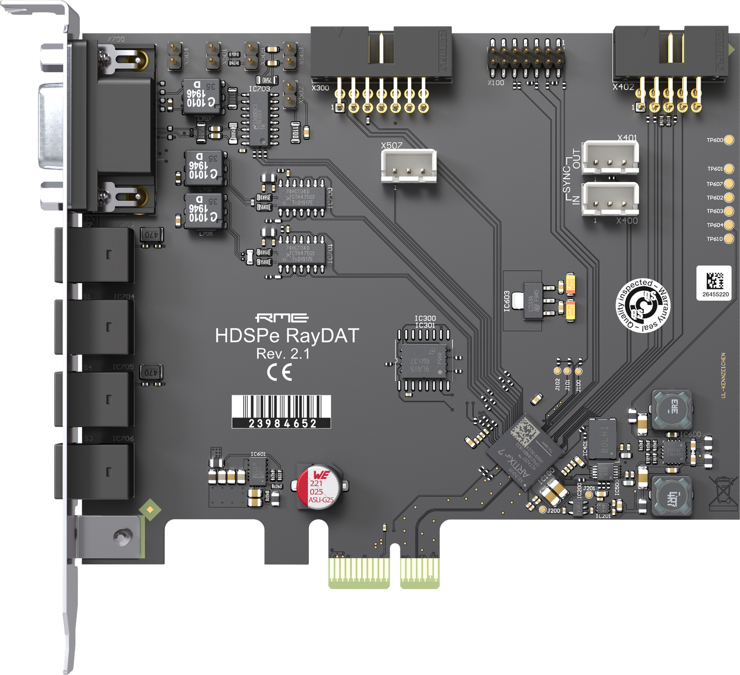 RME HDSPE RayDat PCI Express Card