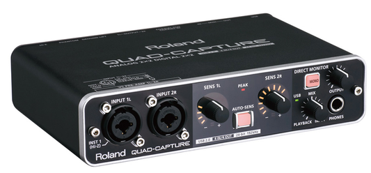 Roland UA55 Quad Capture USB 2.0 Audio Interface (QUADCAPTURE)