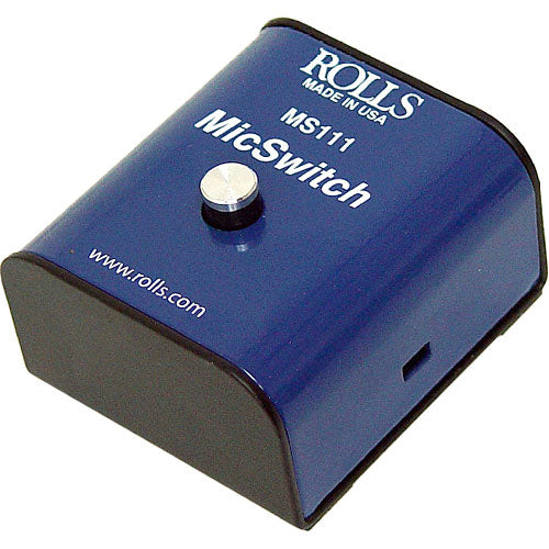 Rolls MS111 Mic Switch-Latching or Momentary Microphone Mute