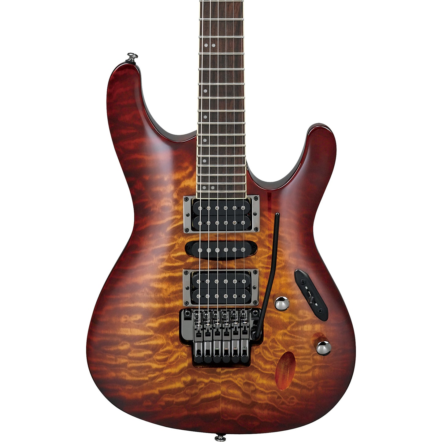 Ibanez S670QM S Series Electric Guitar Dragon Eye Burst