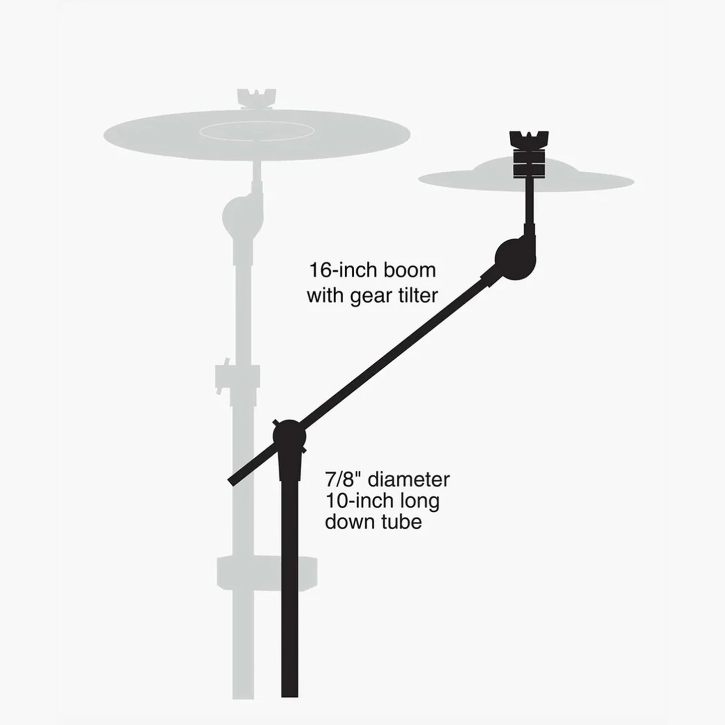 Gibraltar SC-4425B-1 16" Cymbal Boom Arm