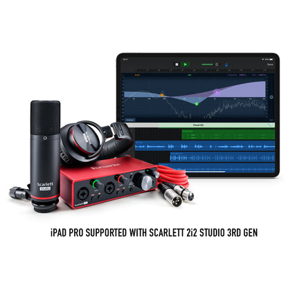 Focusrite Scarlett 2i2 Studio 3rd Gen 2-in, 2-out USB Audio Interface