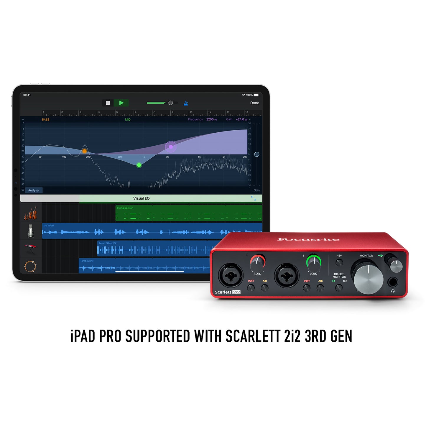 Focusrite Scarlett 2i2 3rd Gen 2-in, 2-out USB Audio Interface