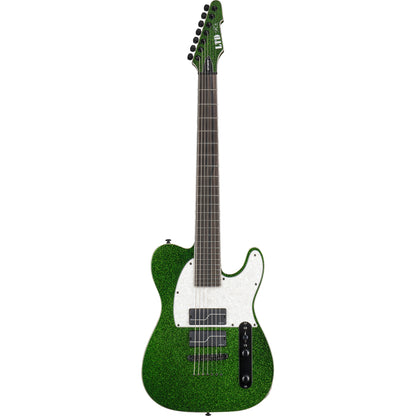 ESP LTD Stephen Carpenter SCT-607 Signature Baritone 7-String Guitar, Green Sparkle