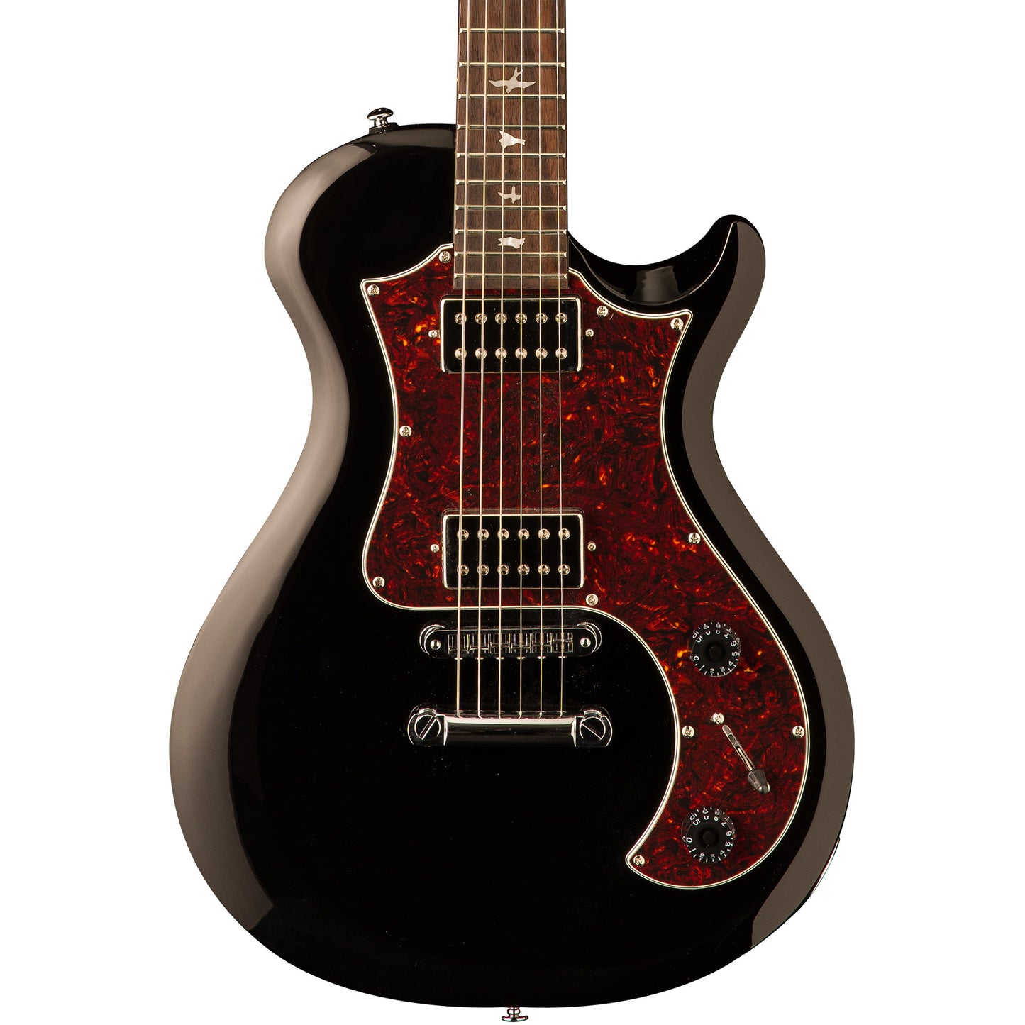 PRS 2021 SE Starla Stoptail Electric Guitar - Black with Tortoise Pickguard
