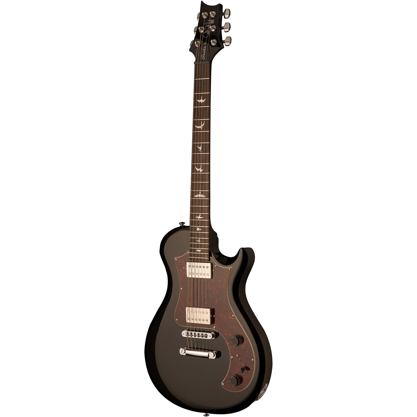 PRS 2021 SE Starla Stoptail Electric Guitar - Black with Tortoise Pickguard