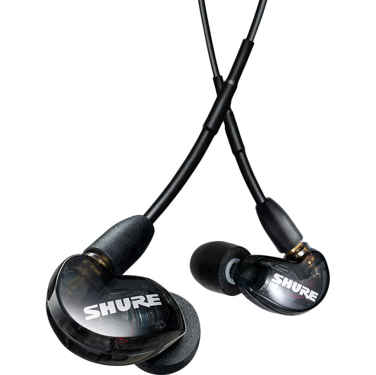 Shure SE215 Sound-Isolating Earphones with 3.5mm Remote/Mic Cable - Black