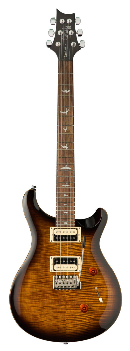 PRS SE Custom 24 Electric Guitar, Black Gold Sunburst
