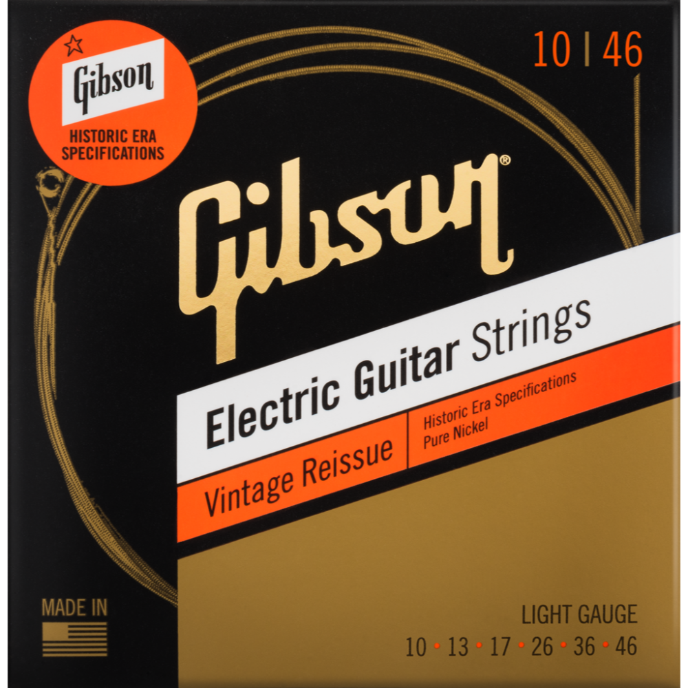 Gibson Vintage Reissue Electric Guitar Strings - Light