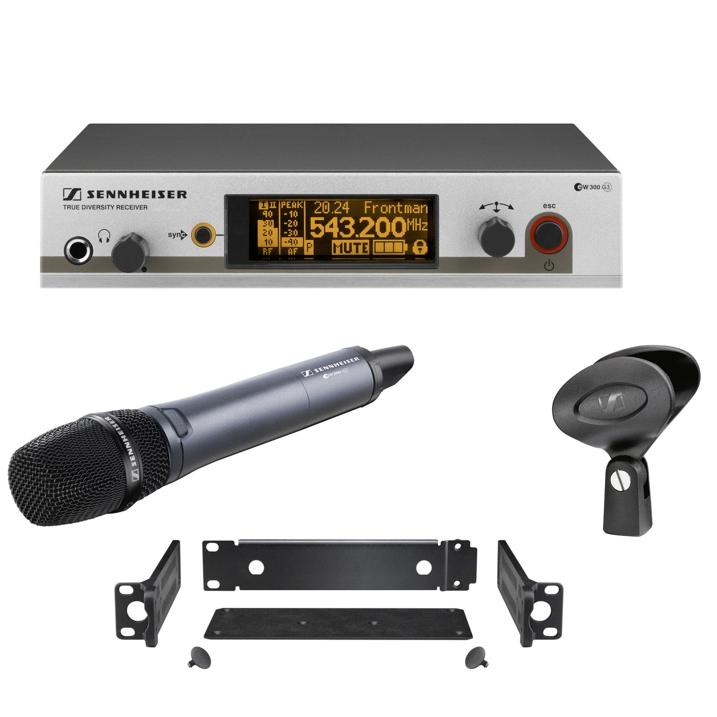 Sennheiser EW335G3G EW335 Wireless Vocal System Mic (EW335G)