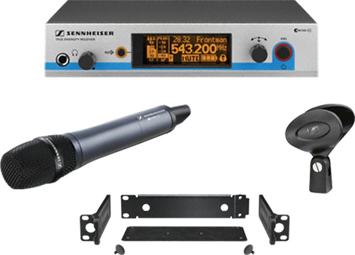 Sennheiser EW500965G3B Handheld Transmitter w/ E965 Microphone (Factory Repack) (EW500965G3B)