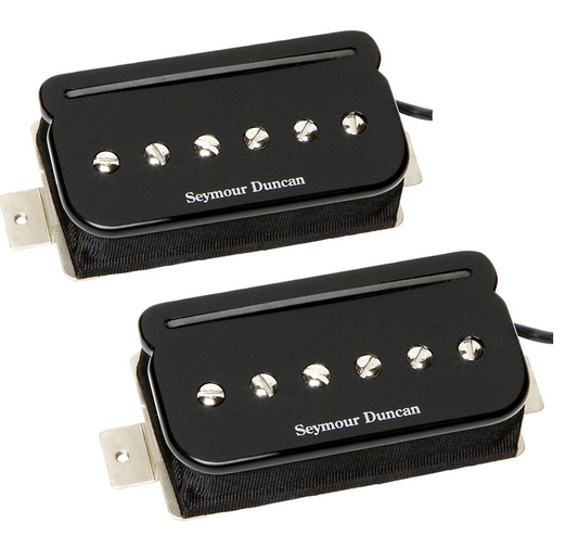 Seymour Duncan SHPR-1 P Rails Bridge & Neck Set in Black