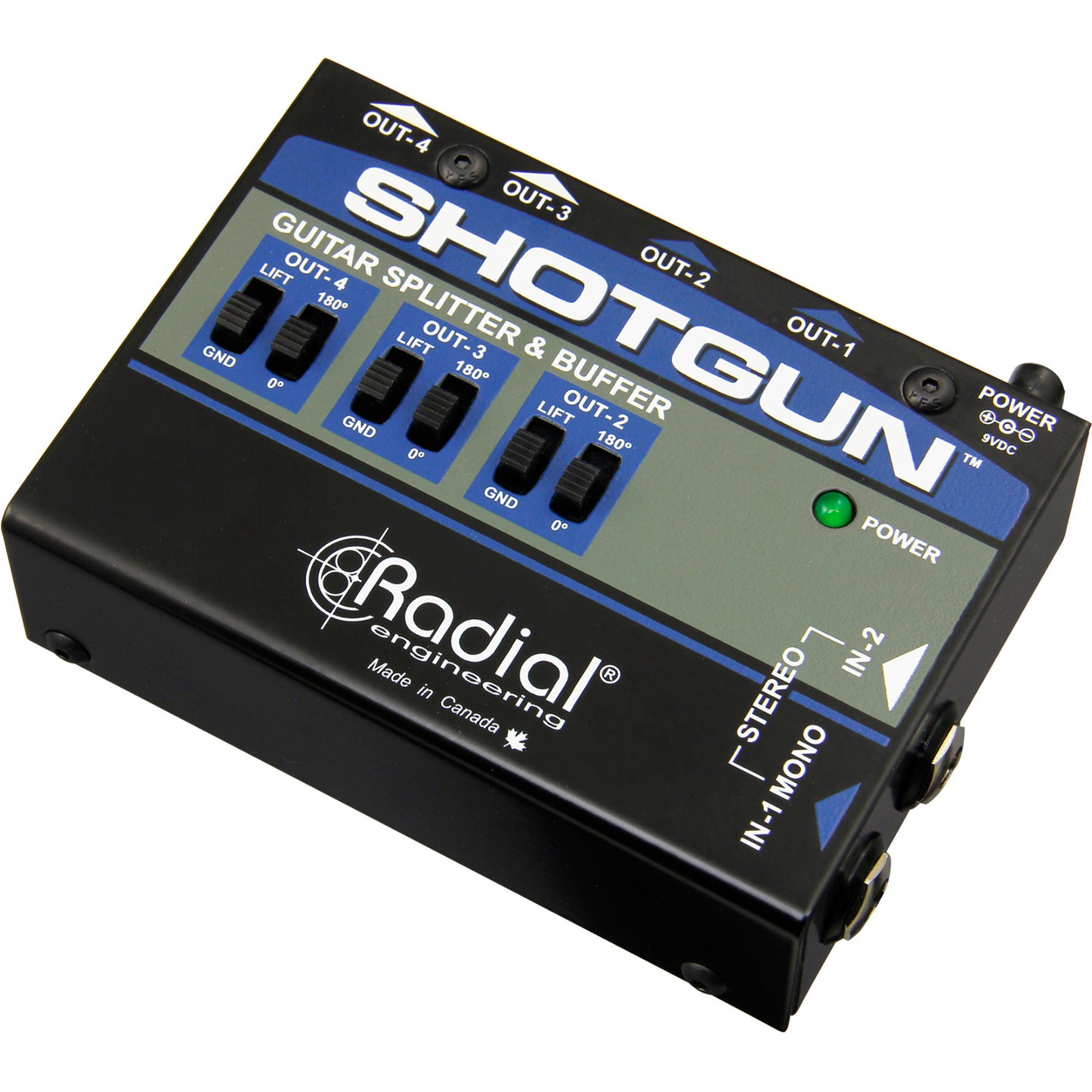 Radial Shotgun 4-Channel Amp Driver