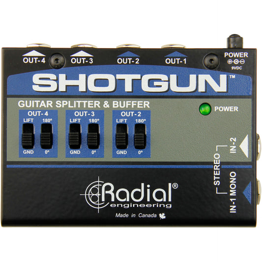 Radial Shotgun 4-Channel Amp Driver