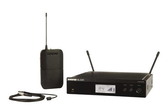 Shure BLX14R/W93 Wireless Presenter Rack Mount System with WL93 Lav Mic, K12 (BLX14RW93K12)