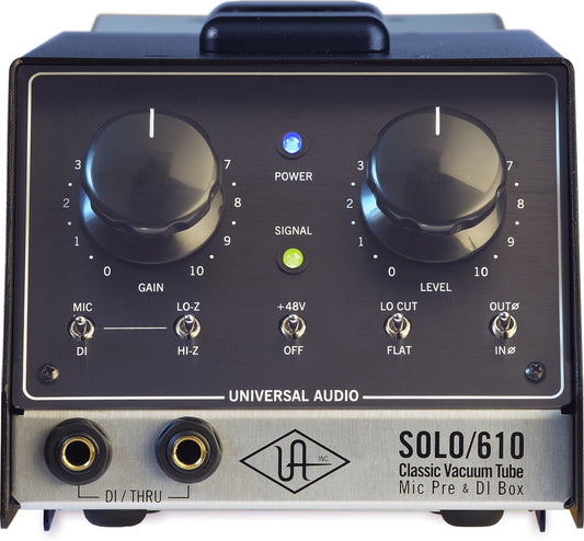 Universal Audio SOLO/610 Classic Tube Preamplifier & DI Box