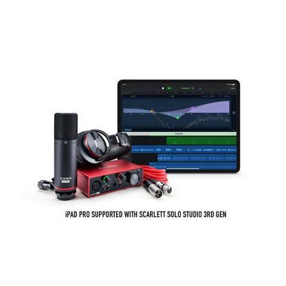 Focusrite Scarlett Solo Studio 3rd Gen 2-in, 2-out USB Audio Interface